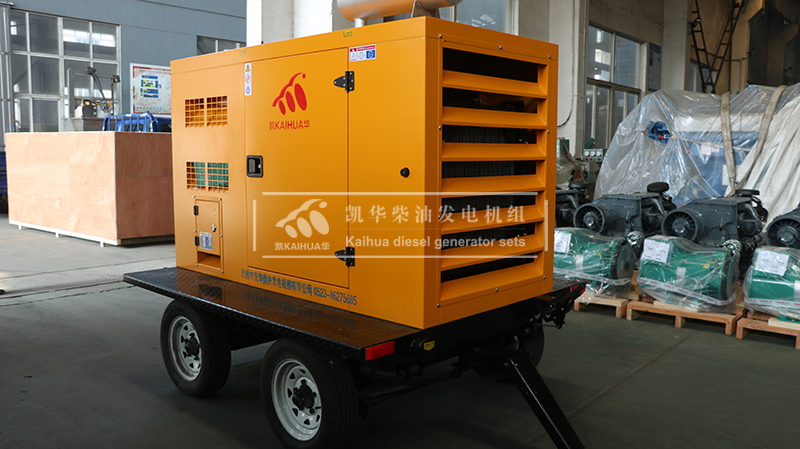 莆田50kw移動防雨罩柴油發(fā)電機組成功出廠